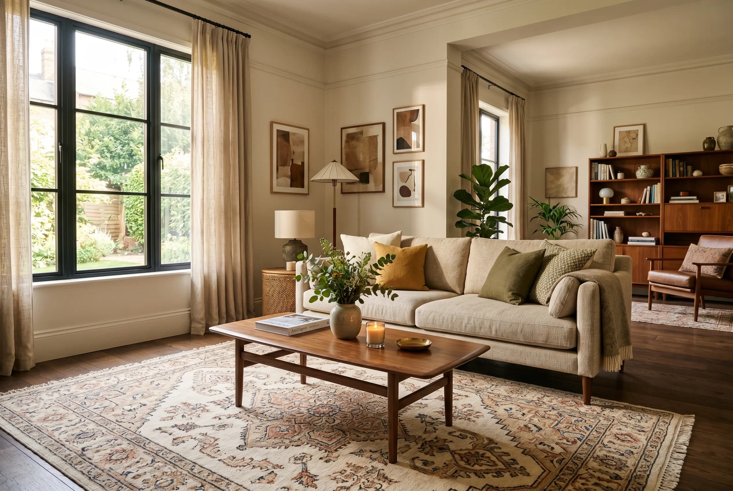 AI Living Room design