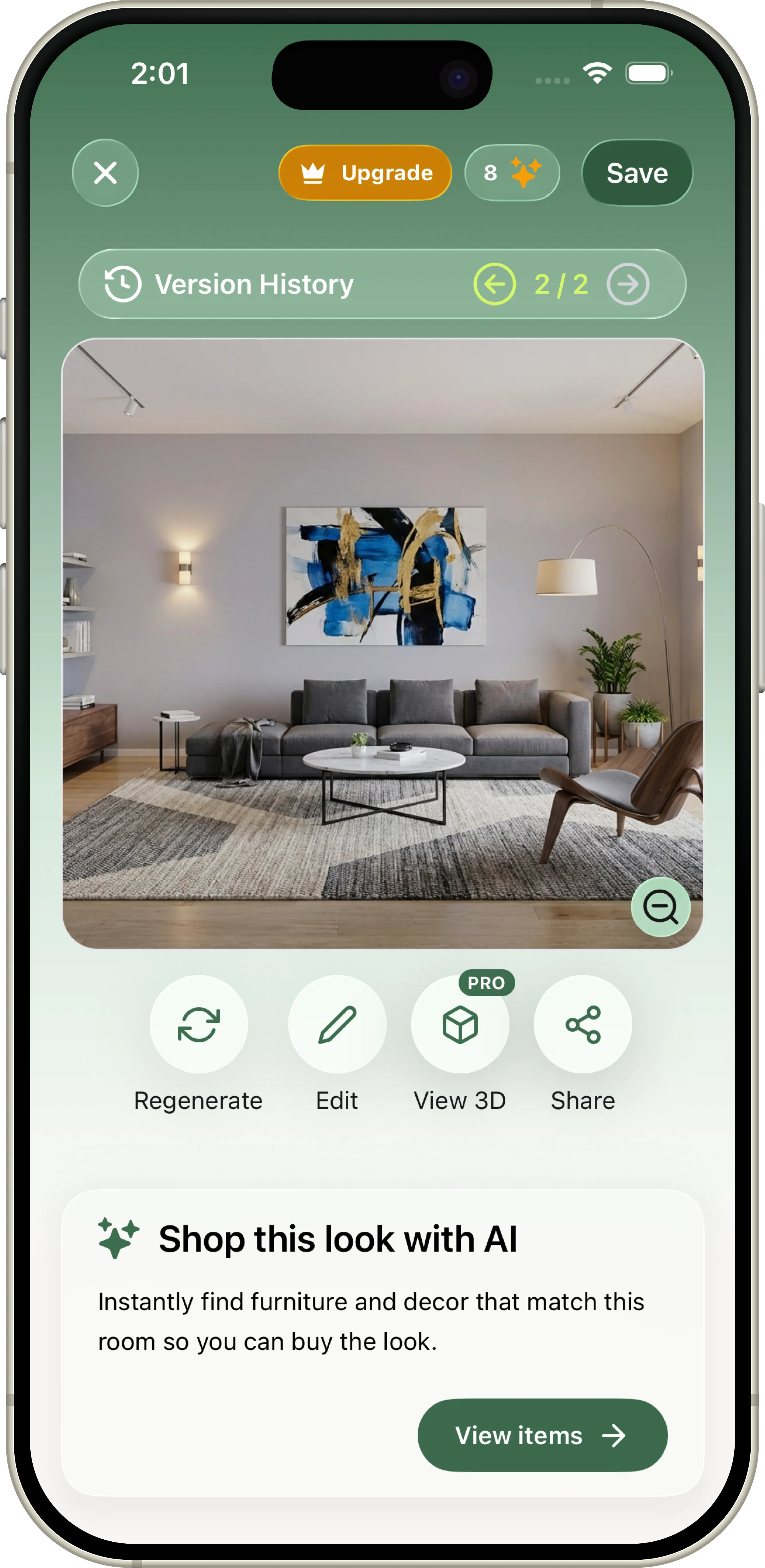 InteriorLab - Main Interface